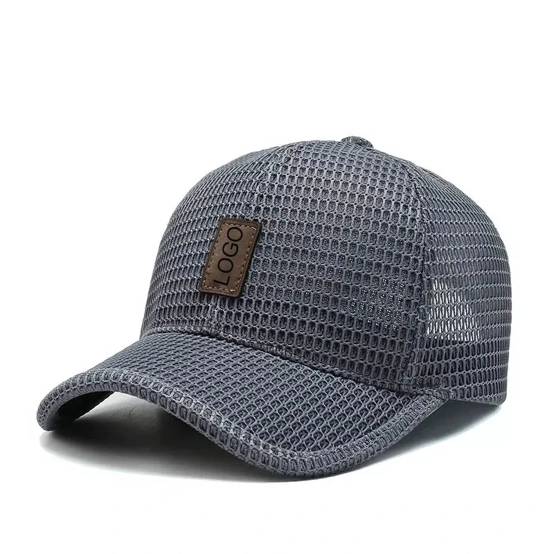 Summer Mesh Breathable Female Korean Male Outdoor Sunscreen Net Hat Custom Baseball Cap