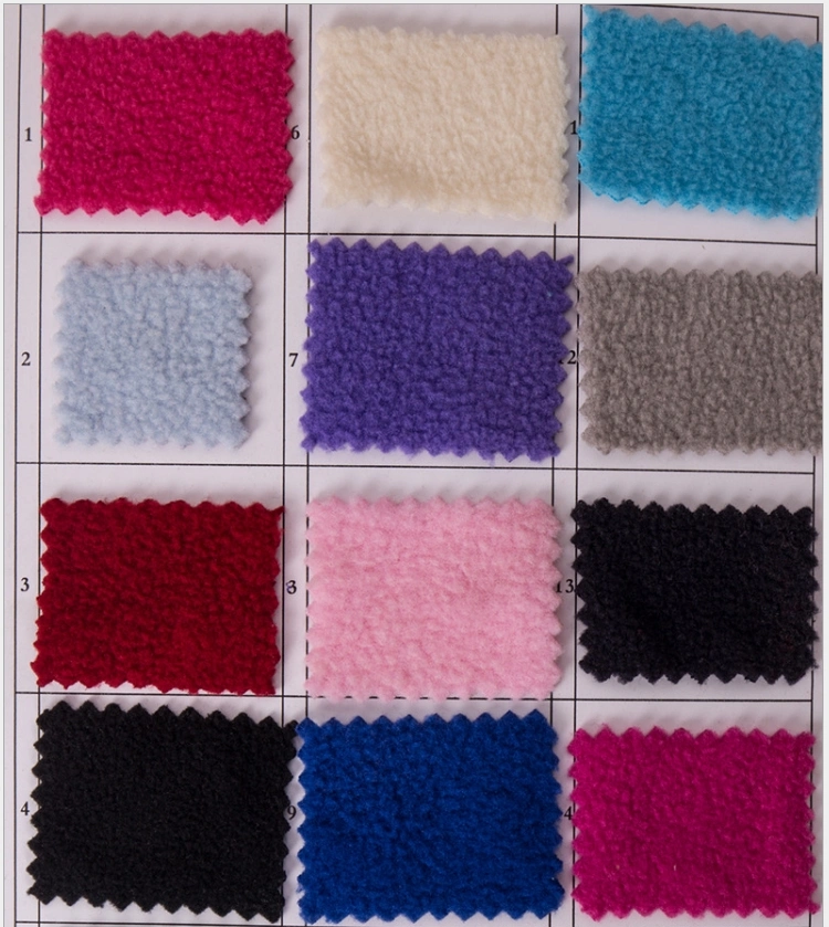 Wholesale Antipilling Polar Micro Fleece Solid Color Fabric for Garments