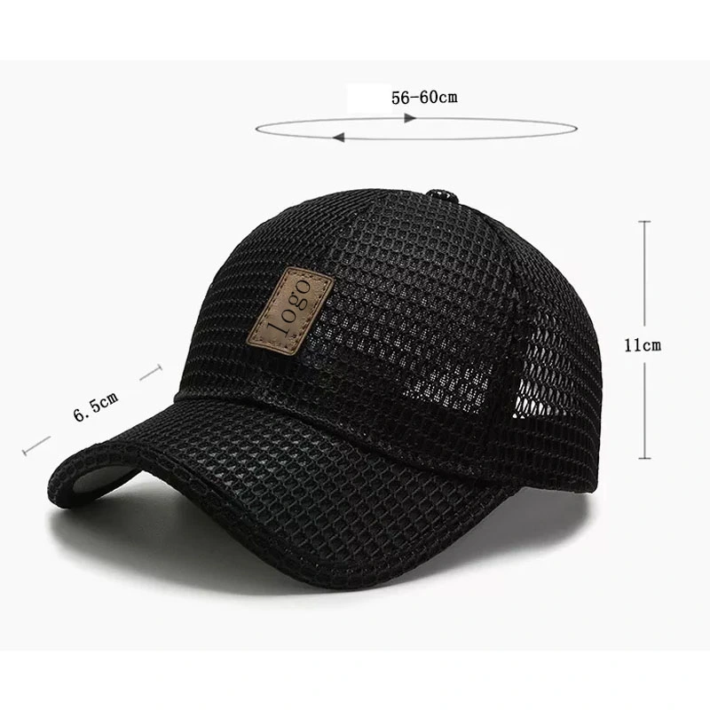 Summer Mesh Breathable Female Korean Male Outdoor Sunscreen Net Hat Custom Baseball Cap