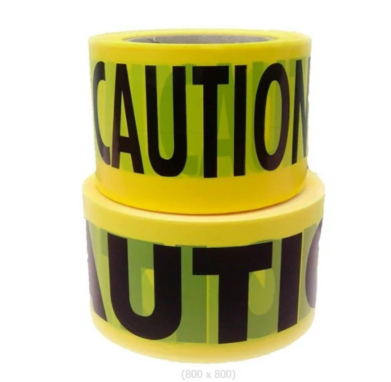 PE 노란색 장벽 반사 주의 테이프 경고 안전 테이프